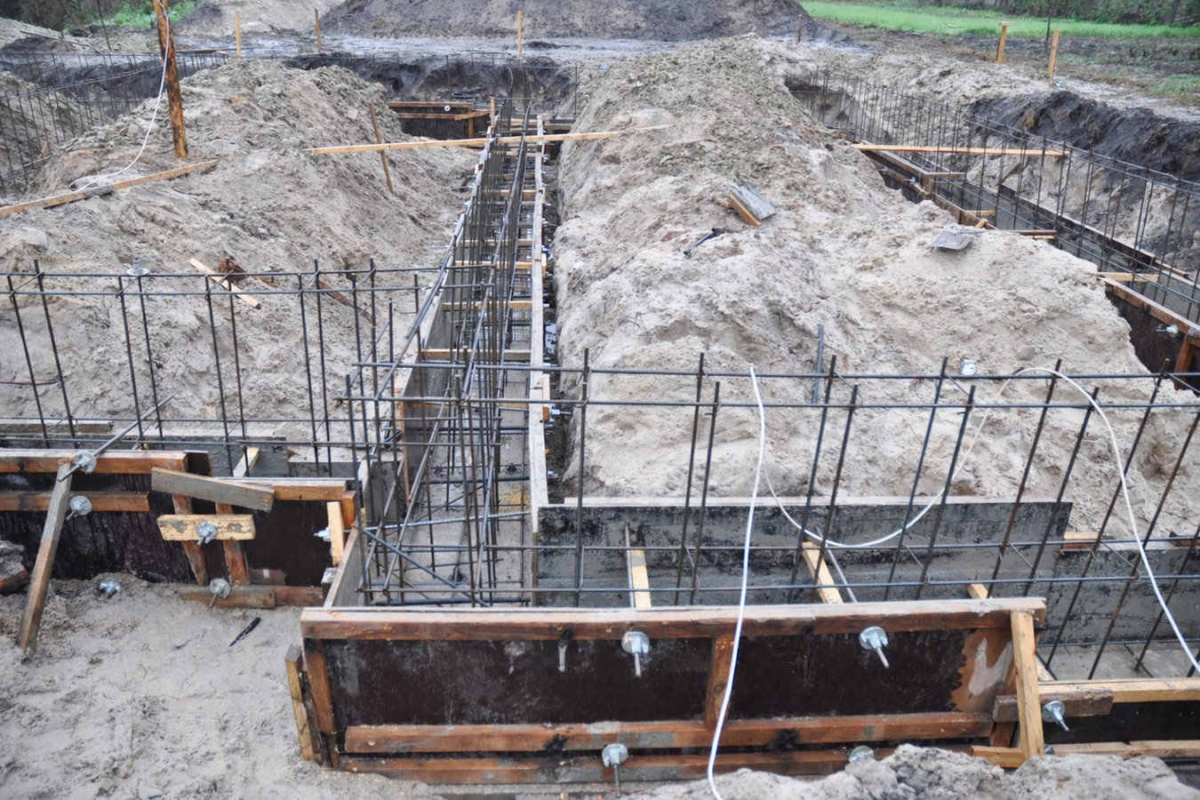 Concrete footings in Worcester, MA
